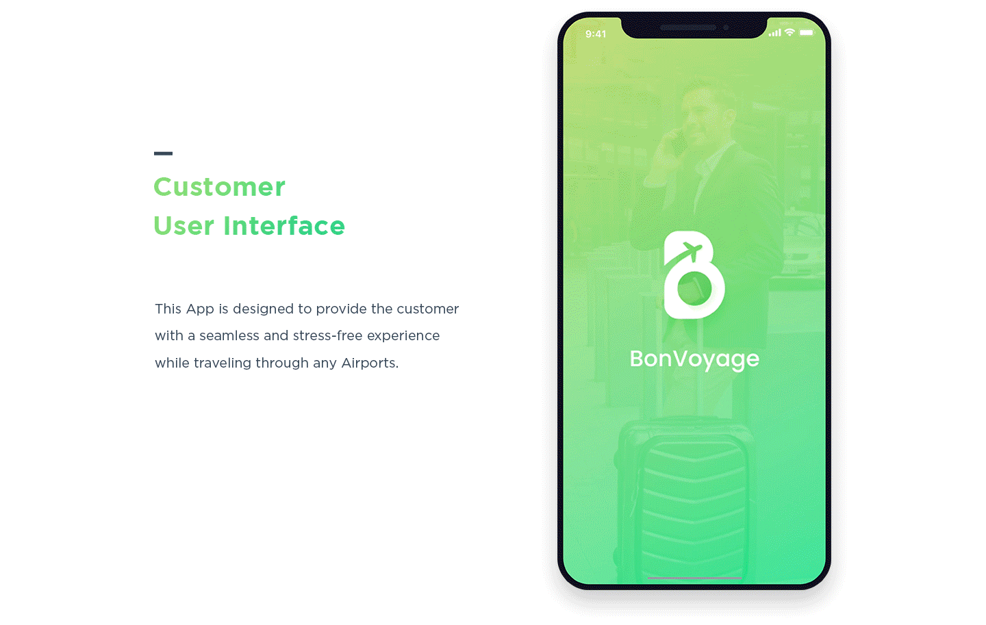 BonVoyage - Mobile App UI/UX for User, Agent & Admin - Simple & Elegant User Interface