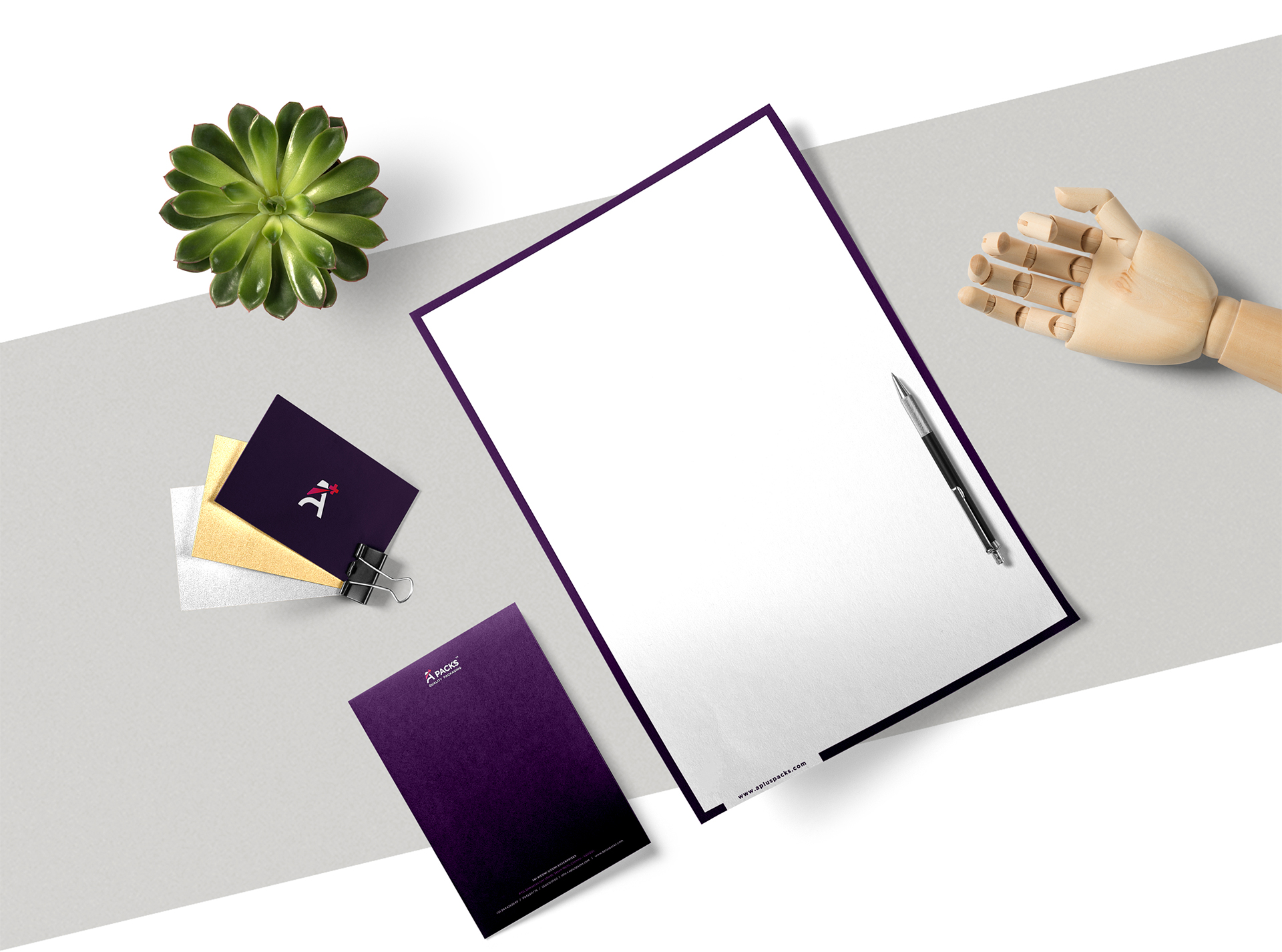 A Plus Packs - Packaging Company - Complete Corporate Branding