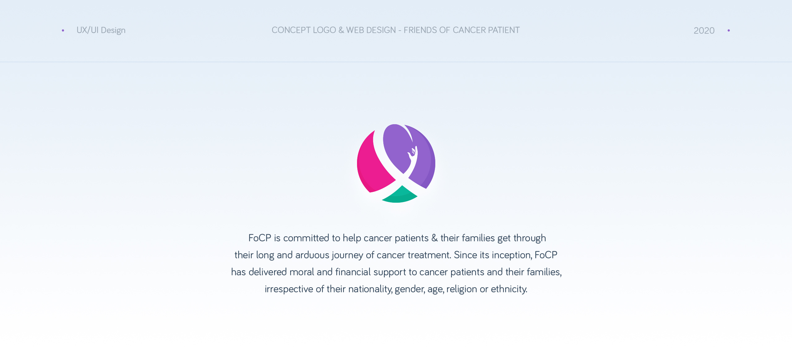 Non Profitable Organization reasearch about website and case study for FoCp, Finally created Web & Mobile UI/UX
