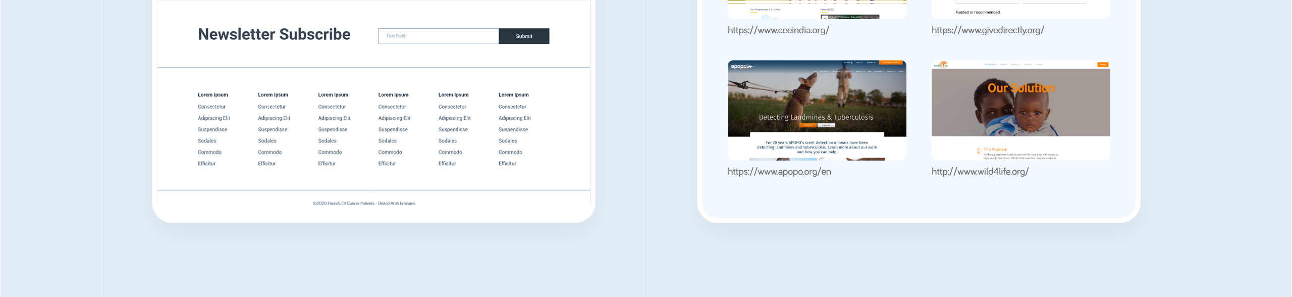 Non Profitable Organization reasearch about website and case study for FoCp, Finally created Web & Mobile UI/UX