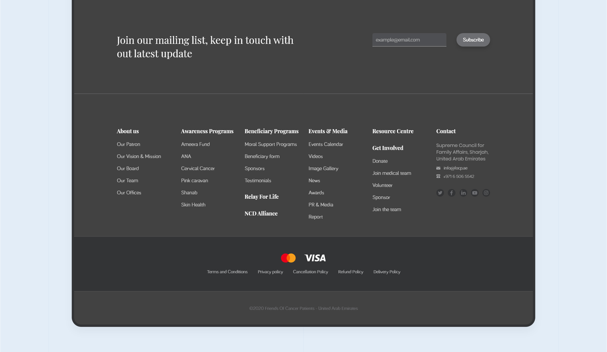 Non Profitable Organization reasearch about website and case study for FoCp, Finally created Web & Mobile UI/UX